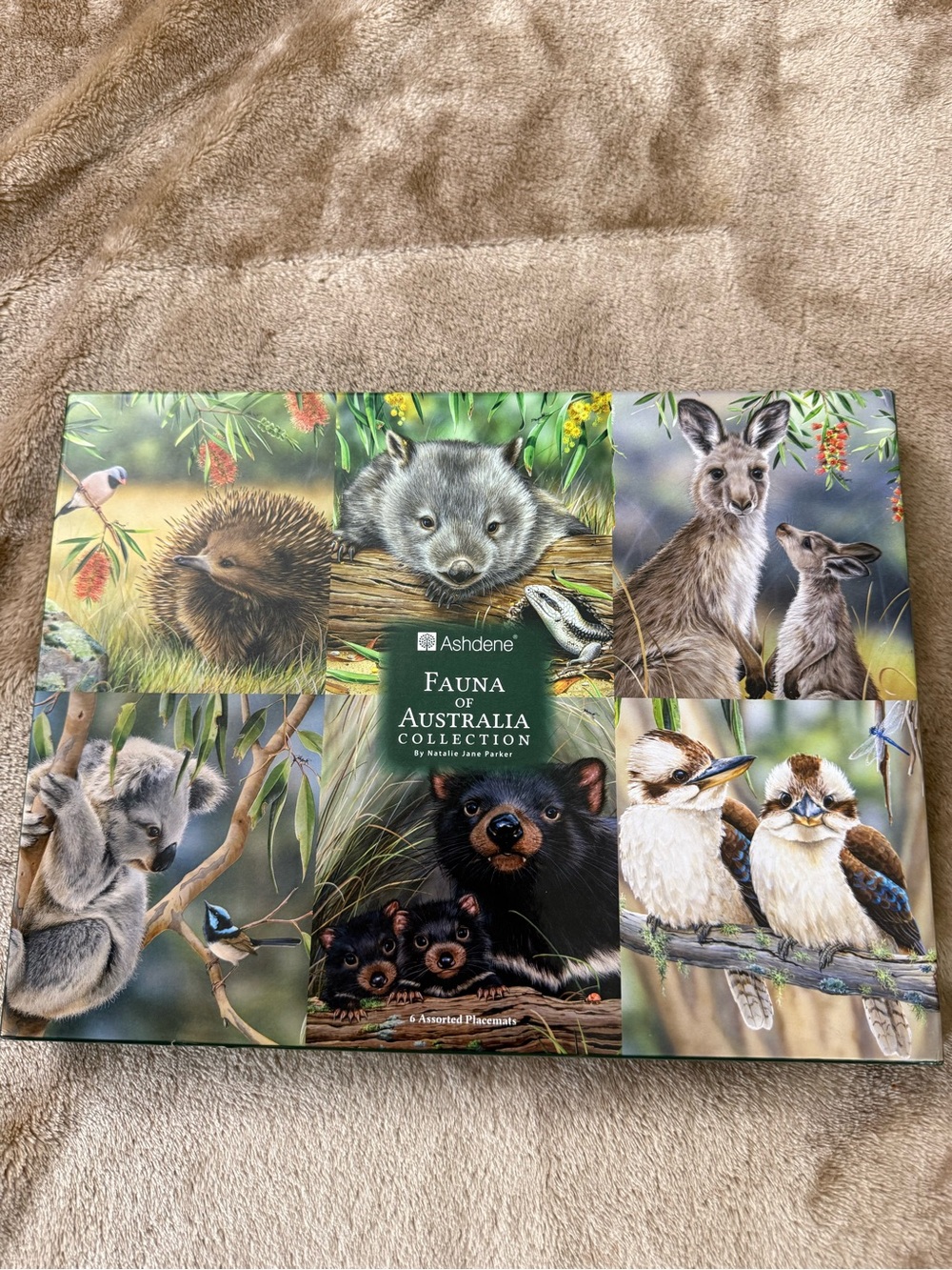 Ashamed Fauna Of Australia Collection Of 4 Placemats